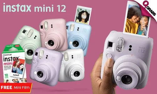 Fujifilm Instax Mini 12 + FREE Mini Film!